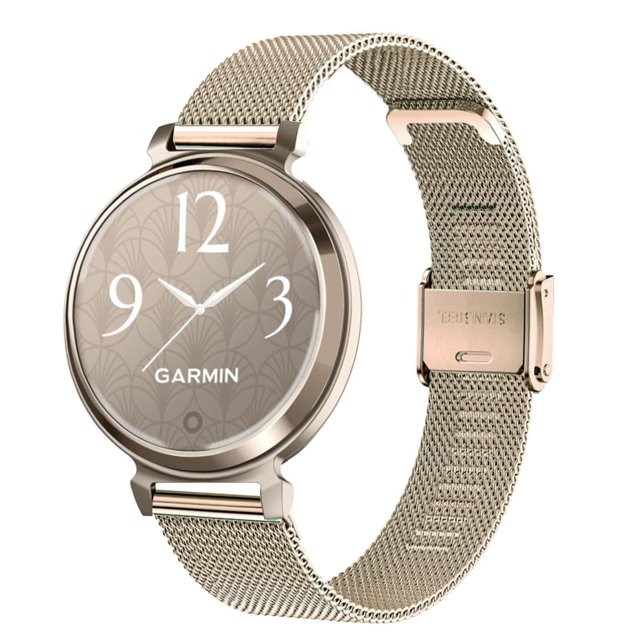 Pulseras de reloj CUNUJIX de malla metálica de acero inoxidable para Garmin Lily 2