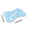 thumbnail image 3 of Diatomite Stone Pet Feeding Mat for Dog & Cat, Absorbent Bone Shaped Non-Slip Dog Food Mat, 3 of 7
