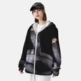 thumbnail image 3 of Balery Black Cobra Snake Sudadera ligera de manga larga con capucha y protección solar UPF 50+ para hombre y mujer, ideal para pesca y running-XX-Large, 3 of 7