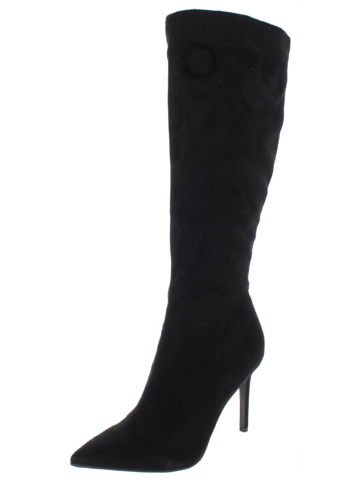 Thalia Sodi Womens Veronika Leather Round Toe Knee High Size 7.0 Cognac 