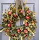 thumbnail image 1 of ¡Ahorros navideños! Decoraciones otoñales para el hogar: corona otoñal, corona de hojas otoñales, granada, decoración para el Día de Acción de Gracias, decoración navideña. Coronas otoñales para la, 1 of 1