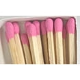 thumbnail image 2 of Party Favors Plus Wooden Matches with Hot Pink Tips, Plain Hot Pink Cover Box, 50 Count, 2 of 4