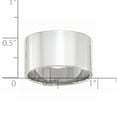 thumbnail image 2 of Finest Gold 14K White Gold 12 mm LTW Flat Band, Size 9.5, 2 of 5