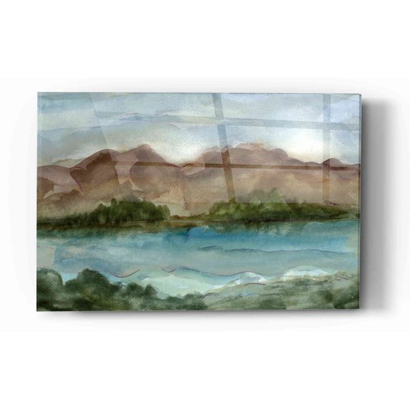 Epic Art 'Plein Air Landscape IV' by Ethan Harper Acrylic Glass Wall Art, 12"x16"
