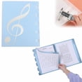 thumbnail image 2 of 1 Pce Dossier de Musique Partitions de Musique, Rangement de Chorale Musicale Support de Bande Dossier, Feuille Vierge Composition Musicale Manuscrit Personnel Papier Art Carnet de Musique Noir 20 Pages pour Bureau Affaires, 12"x10 Pouces, 2 of 9