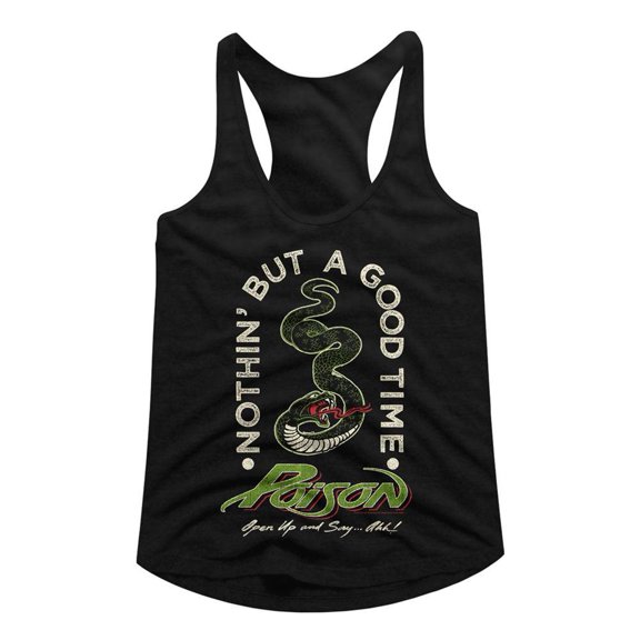 Poison Nothin' But A Good Time Women's Racerback Tank Top