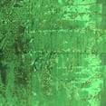thumbnail image 1 of Ahgly Company Indoor Square Oriental Green Industrial Area Rugs, 8' Square, 1 of 4