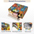 thumbnail image 3 of FORMRS Womens Corduroy Tote Bag Crossbody Shoulder Handbag with Pocket, Cartoon Flowers, 3 of 7