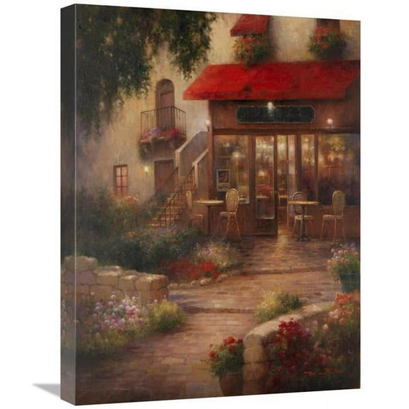 Global Gallery GCS-134473-1824-142 18 x 24 in. Restaurant Denou Art Print - D. W. Dai