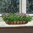 thumbnail image 4 of 2Pack Natural Coconut Coir Trough Liners - Channeled Cocoa Liners for Wall Window Fence Garden Planter Baskets(Yellow 14 Inch), 4 of 6