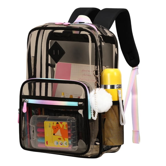 Mochila MUSEVOS Clear Heavy Duty TPU Transparente 41x29x18 cm