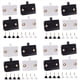 thumbnail image 1 of Interruptor de Puerta de Gabinete de 16 Piezas, Cajones de Interruptor de LáMpara de Gabinete Abiertos en la Puerta Cerrada para 12V 24V 110V, 1 of 7
