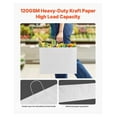 thumbnail image 3 of Kraft Paper Bag with Handles 100Pcs 16x6x12 in Party Shopping Retail Bag White, 3 of 7