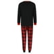 thumbnail image 4 of Pijamas Navideñas Conjunto de pijama de 2 piezas Traje de cintura elástica con estampado informal familiar Ygjytge Negro*mujer T XXL para Unisex, 4 of 9