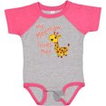 thumbnail image 3 of Inktastic My Meemaw Loves Me Cute Giraffe Boys or Girls Baby Bodysuit, 3 of 5