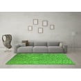 thumbnail image 3 of Ahgly Company Indoor Round Solid Green Modern Area Rugs, 4' Round, 3 of 4