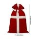 thumbnail image 3 of Bolsas de Regalo Navideñas de Terciopelo Rojo con Cordón - 48 X 28 Cm - Bolsas Decorativas para Regalos, Dulces y Decoración de Fiestas (Paquete de 1), 3 of 6