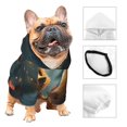 thumbnail image 3 of Balery Cute Butterfly Bear Sudadera con Capucha para Perros Pequeños – Ropa para Mascotas, Disfraz para Perros y Gatos, Ideal para Fiestas y Cosplay-Medium, 3 of 7