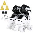 thumbnail image 6 of LIXI Roller Skates, 4 Size Adjustable Inline Skates for Girls & Boys &Women &Men, with Light up Wheels,White, 6 of 10