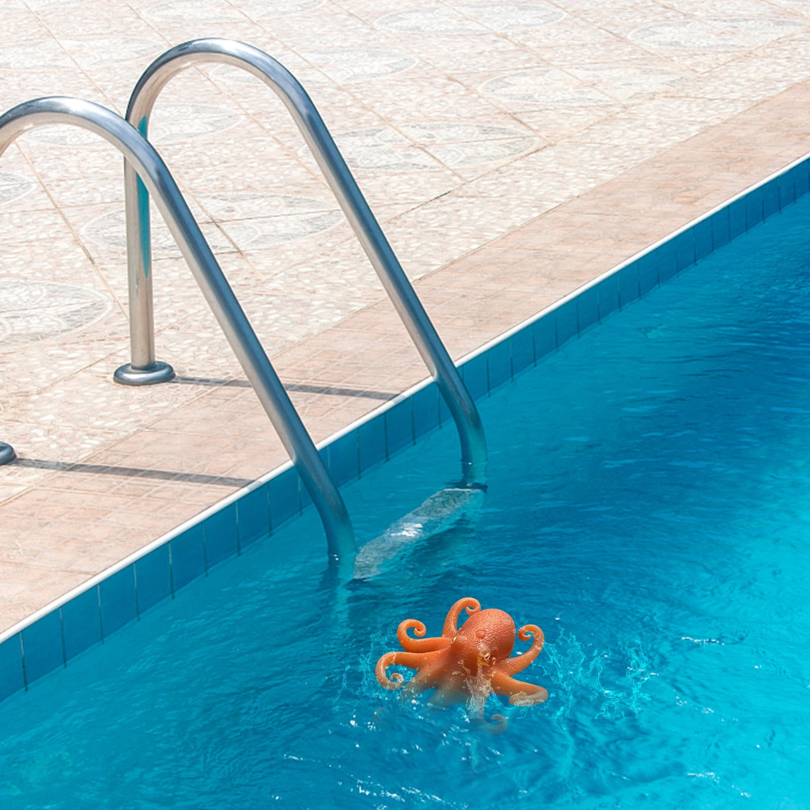 Thermomètre Flottant Piscine Forme Requin - Plage -10 à 50°C - Résistant à L'eau, Lecture Facile - Pour Piscine, Spa, Aquarium - 3