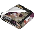 thumbnail image 3 of Custom Blanket with Photo Text Personalized Throw Blanket Customized Picture Blanket for Kid Adult Friends Mother Father Personalized Gift Flannel Blanket for Birthday Gifts, 3 of 6