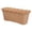 Brown, variant on CoreLiving Rectangle Window Boxes Planters, 16 Inch Long Planter Box for Windowsill, Deck Railing Planter Boxes for Outdoor Plants, Herb and Mint Plastic Pot, 1 Pack