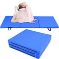 thumbnail image 4 of Colchoneta plegable deportiva para gimnasio, ejercicio, entrenamiento, gimnasia, baile, fitness, yoga (azul), 4 of 10