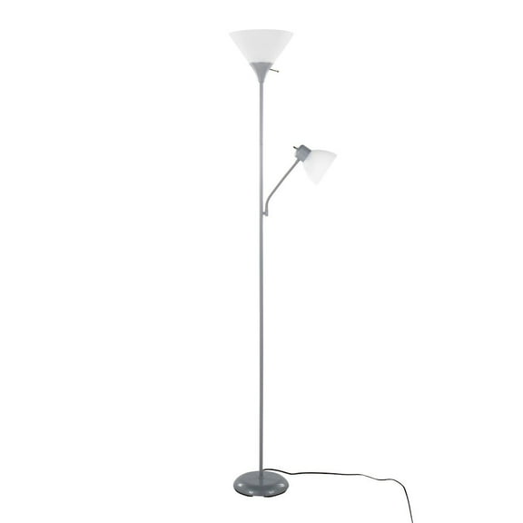 LumiSource Dual Pix 72" Metal Floor Lamp