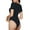 Black Fish Scales, variant on Black Fish scales Womens One Piece Swimsuits Modest Tummy Control Bathing Suits Lace Up Slimming Swim Suit-X-Large