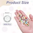 thumbnail image 2 of Uxcell Loose Sequins 4000Pcs 0.2" Sequins Spangles Silver Tone, 2 of 6