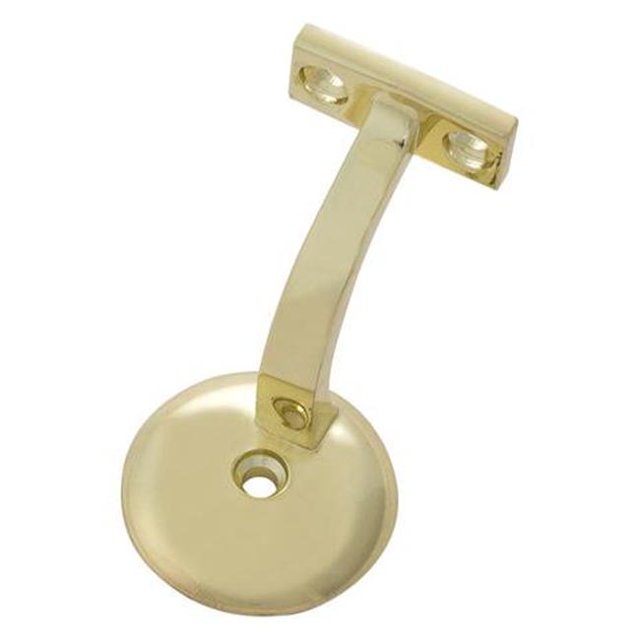 Hickory Hardware HH57738-PB Support de Rail à Main 3,12 Po&44; Laiton Poli