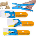 thumbnail image 4 of Cattle Ear Tag Applicator Cow Ear Tag Pliers Cattle Ear Tagger Universal Puncher Livestock Ear Tag Tagger for Pig Sheep, 4 of 5