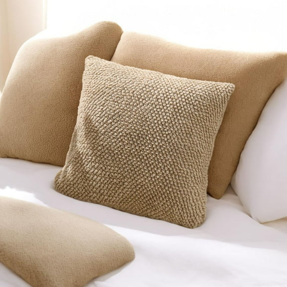 Mouliraty Solid Color Woven Knitted Pillow
