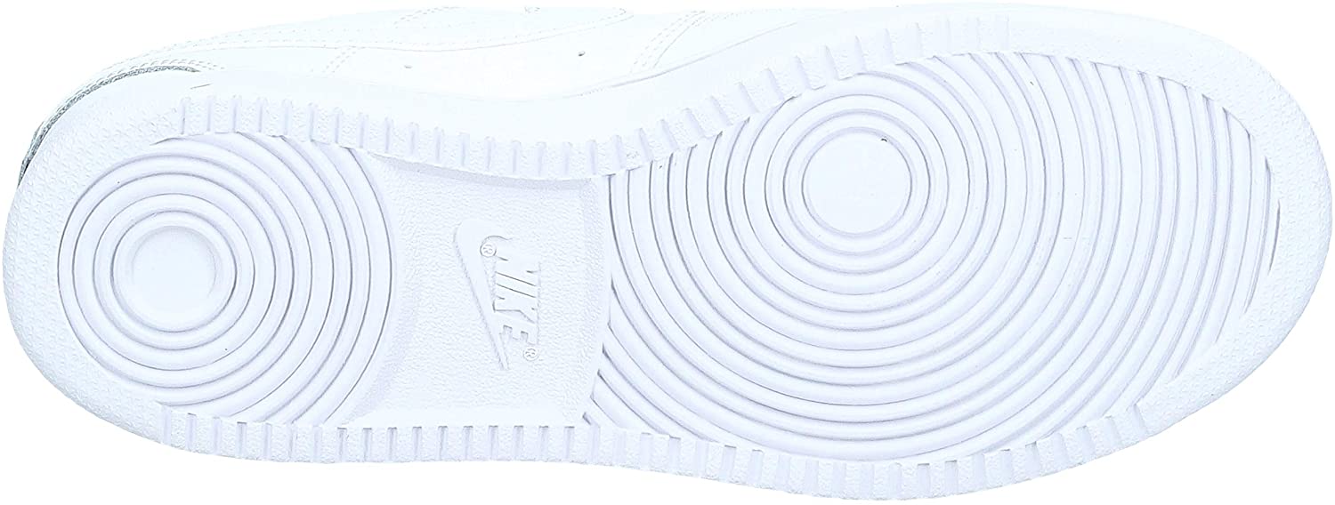 Nike Men's Court Vision Low Sneaker, White/Whiteblack, 12 Regular US - image 4 of 12