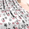 thumbnail image 3 of White Cow Heart Pattern Blanket,Comfortable Soft Flannel Throw Blanket,All Season,Warm Lightweight Blankets for Sofa Bed Couch Living Room Chair,60"x80", 3 of 4