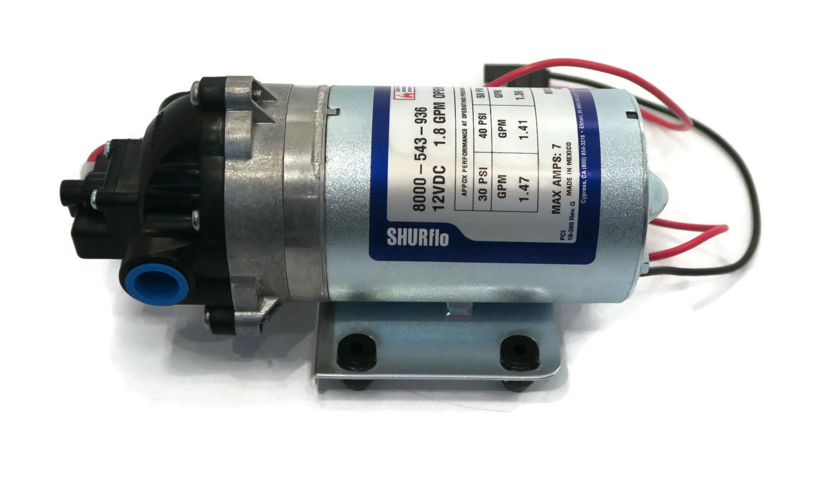 Shurflo  12v Volt Demand Water Pump W/ Wiring Harness Lawn Yard Chemical  Sprayer by The ROP Shop 