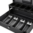 thumbnail image 2 of 12 inch Standard Register Style Cash Box with Key Lock, 2 of 7