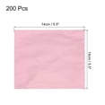 thumbnail image 2 of Uxcell 200Pcs Gold Leaf Sheets 5.5" x 5.5" Foil Sheets for Crafts Rose Red, 2 of 6