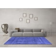 thumbnail image 3 of Ahgly Company Indoor Rectangle Oriental Blue Industrial Area Rugs, 7' x 9', 3 of 4