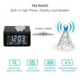 thumbnail image 3 of Fm Radio Reloj Despertador Digital Dual Usb Carga Sleep Timer Termómetro Fm Radio Reloj Copia De Seguridad Para El Hogar Dormitorios matsuzay EL012446-00, 3 of 6