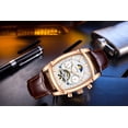 thumbnail image 3 of Ladies / Men's Automatic Wrist Watch Self-Wind Mechanical Watch,Luminous Display (Brown), 3 of 6