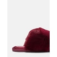 thumbnail image 4 of Joyspun Women’s Faux Fur Puff Scuff Slippers, 4 of 6