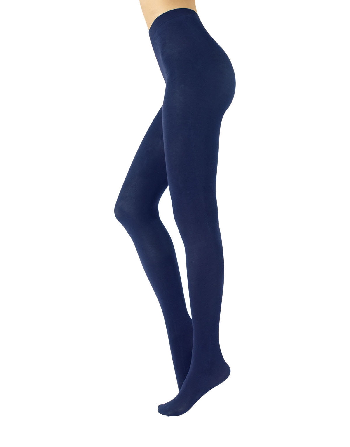 Clovia Snug Fit Active High-Rise Ankle-Length Tights in Navy 
