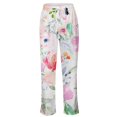 thumbnail image 3 of WILLBEST Pantalones Casuales para Mujer, Holgados, Cómodos, Largos, de Playa, para Primavera y Verano, Transpirables, de Lino, de Cintura Alta y Bolsillos, Talla Grande. Chica, 3 of 4