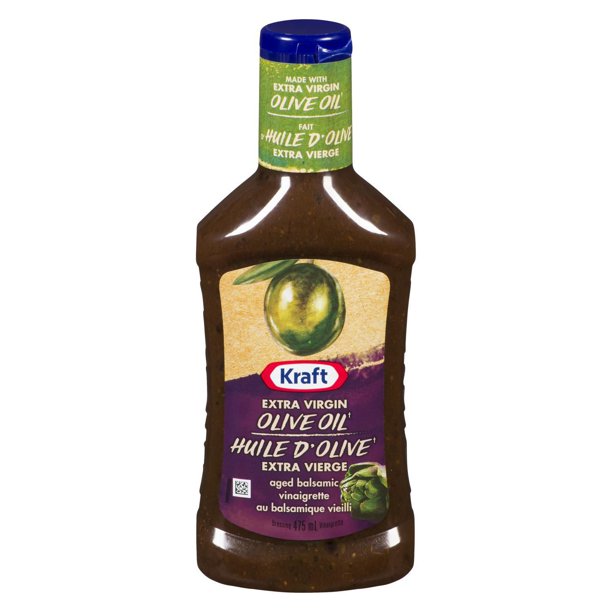 Kraft Aged Balsamic Vinaigrette with Extra Virgin Olive Oil Salad