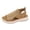 Khaki, variant on Womens Open Toe Sandals Mesh Breathable Flat Summer Shoes For Women Casual Sporty Walking Footwear Orange US:7.5