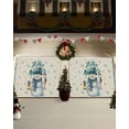 thumbnail image 3 of Christmas Garage Door Banner Cover 6 x 13 ft, Hello Christmas Snowman with Snowflakes Beige Christmas Garage Door Decorations Holiday Christmas Backdrop Decor for Winter New Year Xmas Party, 3 of 6