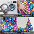 thumbnail image 4 of Disketp Colorful Tie Dye Stained Glass 2 Mat For Front Door Outside - Doormat Outdoor Entrance - Welcome Mats Outdoor,Outside Entry And Outdoor Entrance 16''X24'', 4 of 9
