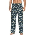 thumbnail image 1 of Fotbe Daisy Floral B Pantalones de Pijama para Hombre, Pantalones de Dormir, Pantalones de Casa con Cintura Ajustable y Bolsillos-Medium, 1 of 6
