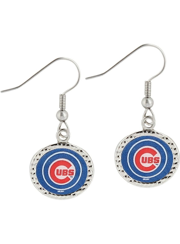 Women's WinCraft Chicago Cubs Team Round Dangle Earrings